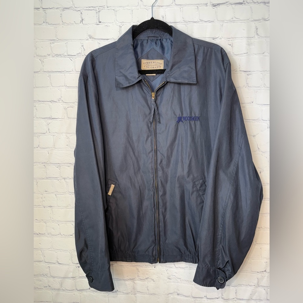 Vintage Timberline Colorado navy blue lightweight jacket size large